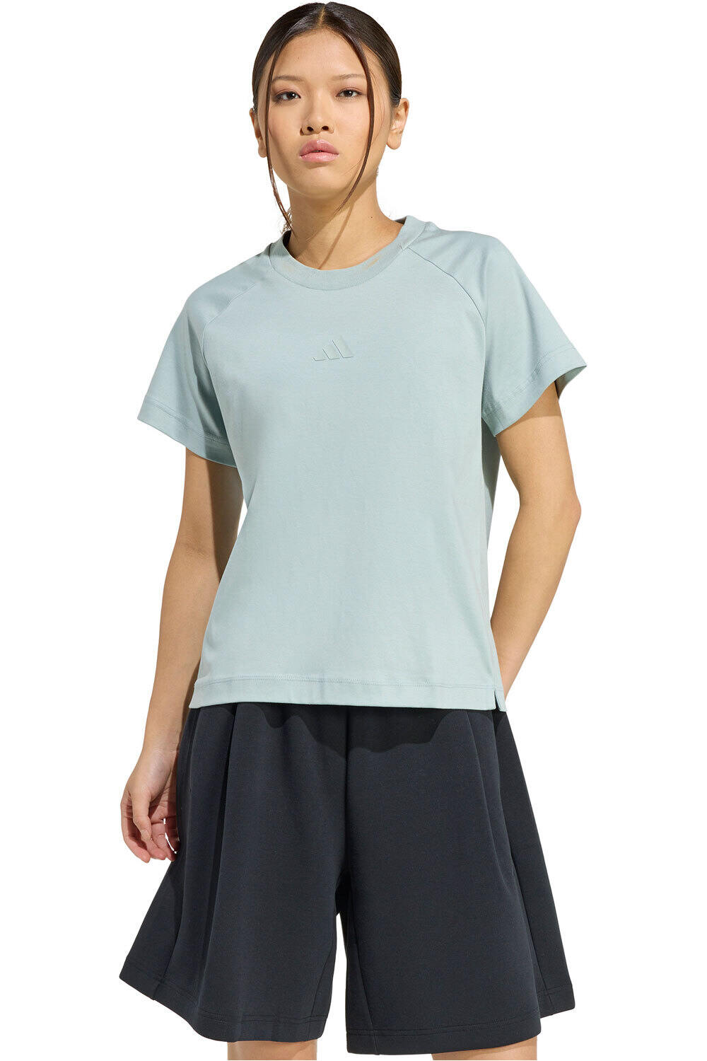adidas camiseta manga corta mujer SOFT LUX vista frontal