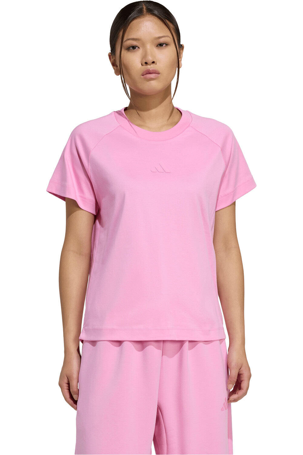 adidas camiseta manga corta mujer SOFT LUX vista frontal