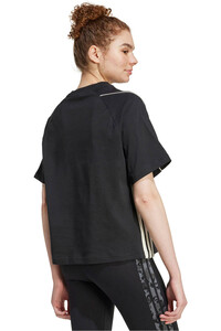 adidas camiseta manga corta mujer STADIUM 3 STRIPES vista trasera