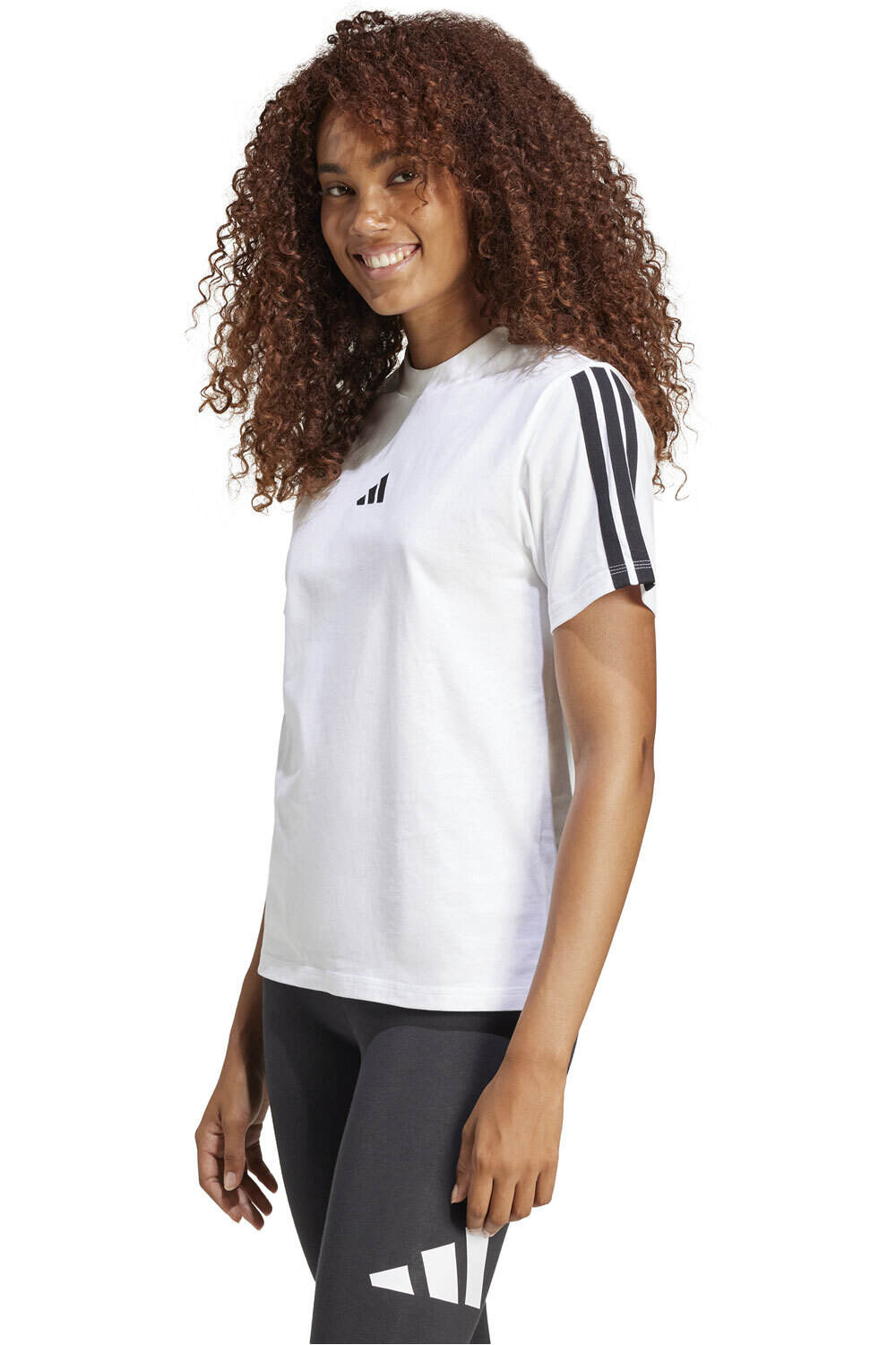 adidas camiseta manga corta mujer W 3S SJ T B vista frontal