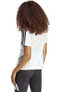 adidas camiseta manga corta mujer W 3S SJ T B vista trasera