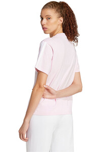 adidas camiseta manga corta mujer W 3S SJ T B vista trasera