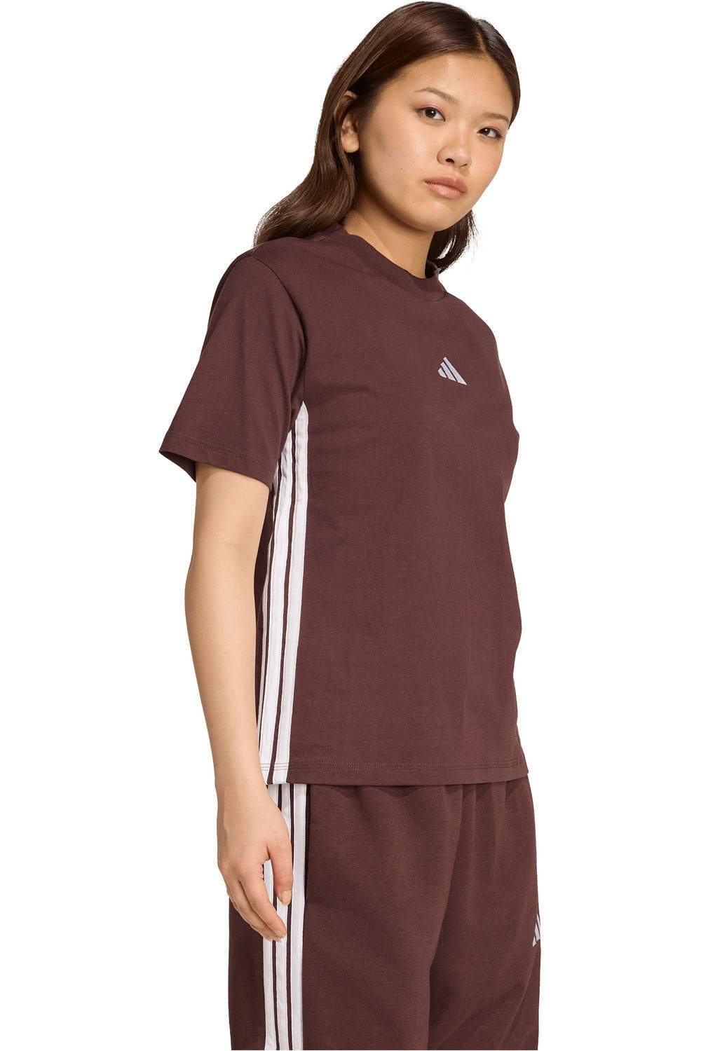 adidas camiseta manga corta mujer W 3S SJ T vista detalle