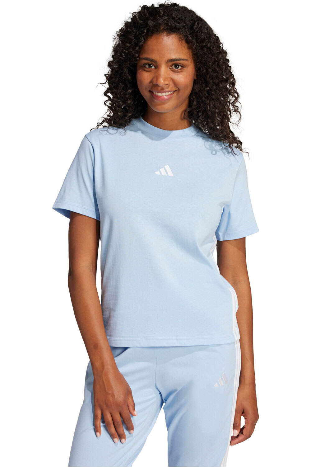 adidas camiseta manga corta mujer W 3S SJ T vista frontal
