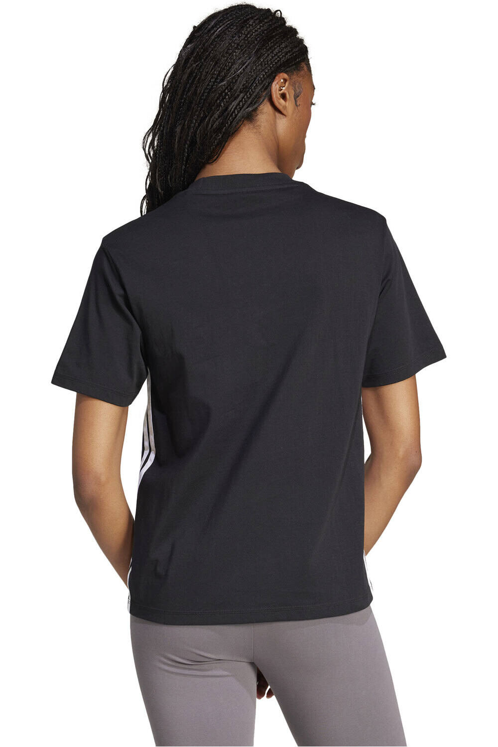 adidas camiseta manga corta mujer W 3S SJ T vista trasera