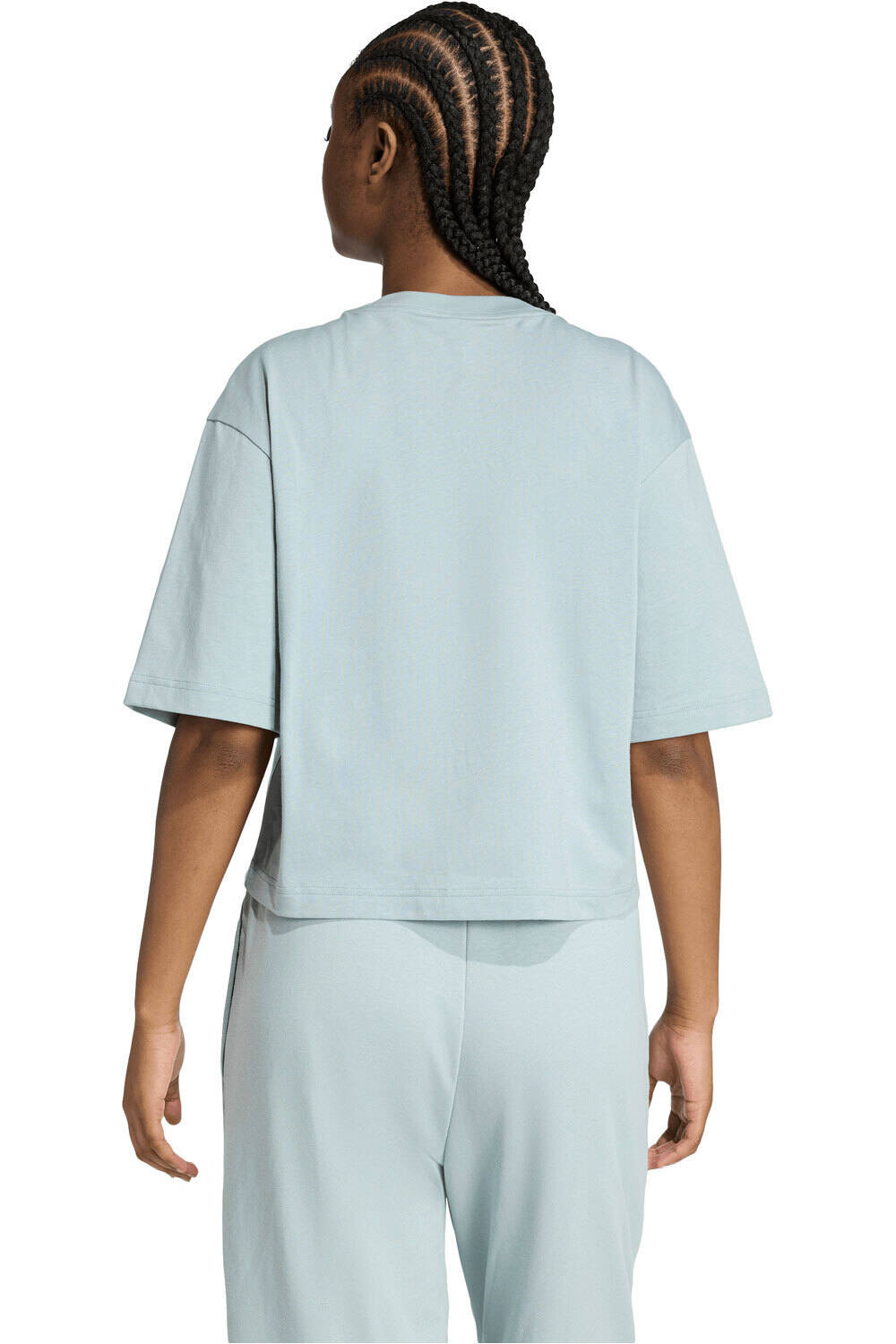 adidas camiseta manga corta mujer W BL SJ BF T vista trasera