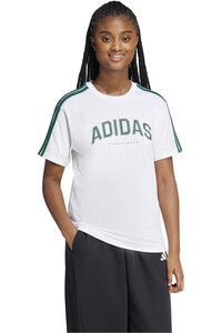 adidas camiseta manga corta mujer W L SOFTS TEE vista detalle