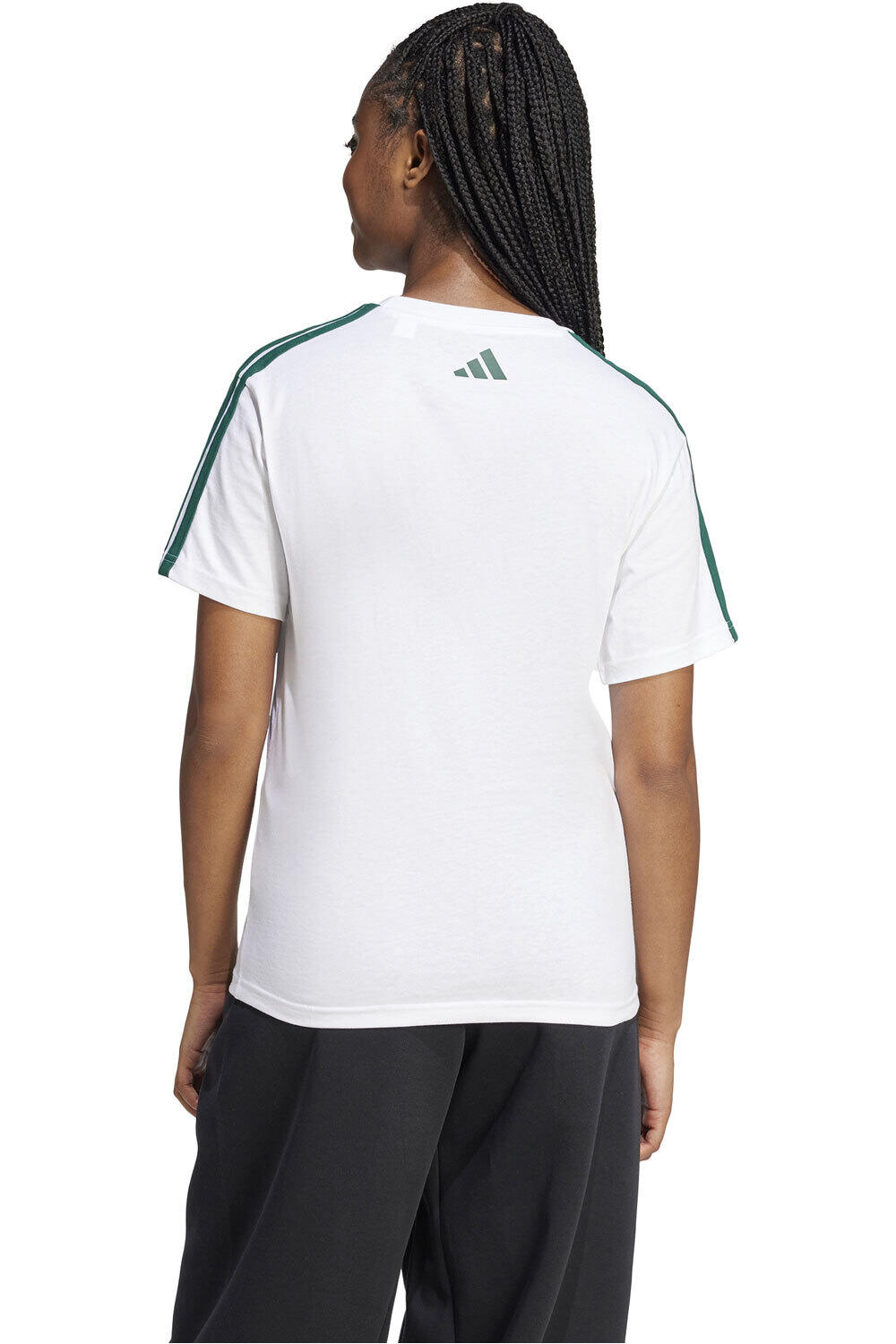 adidas camiseta manga corta mujer W L SOFTS TEE vista trasera