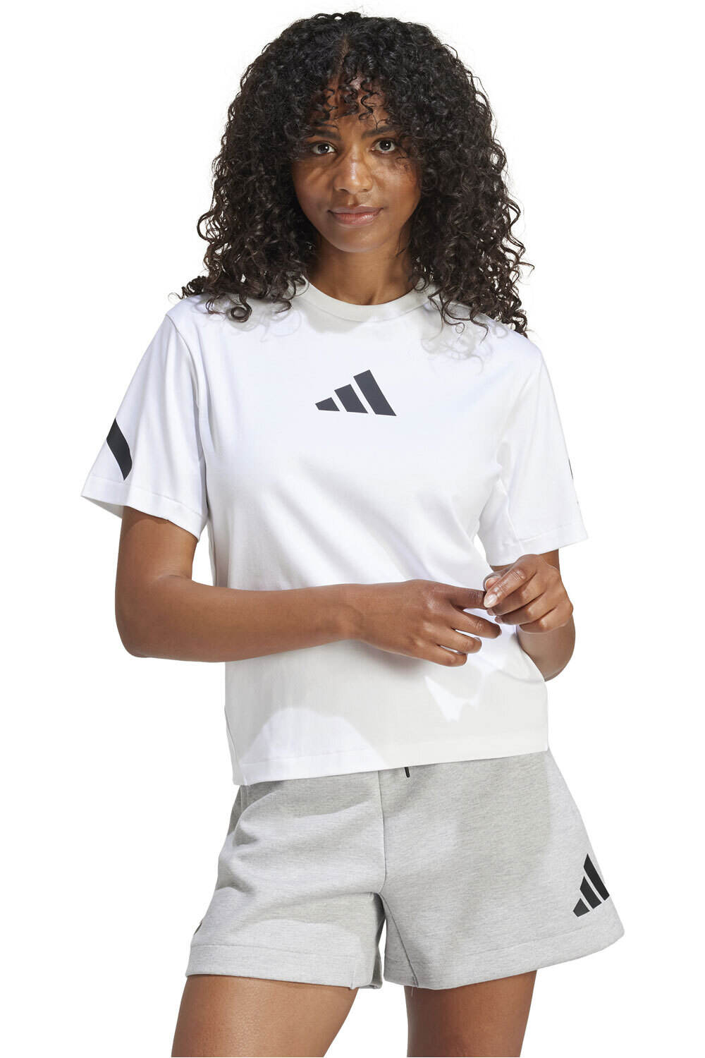 adidas camiseta manga corta mujer W Z.N.E. TEE vista frontal