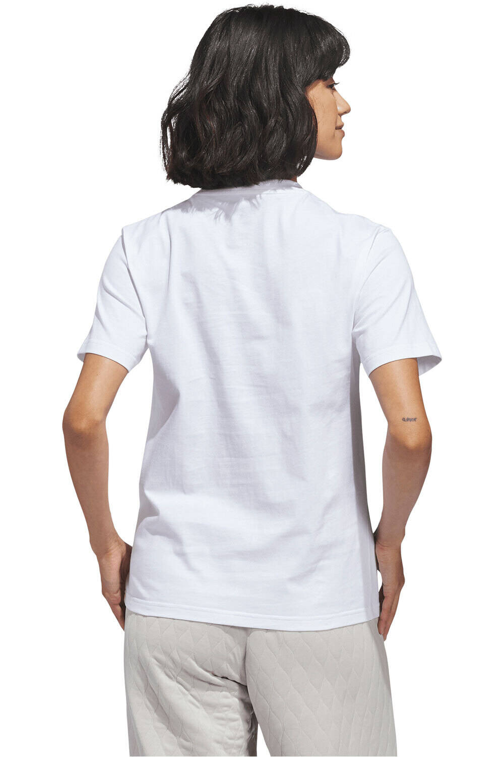 adidas camiseta manga corta mujer WESTERN FLORALS vista trasera