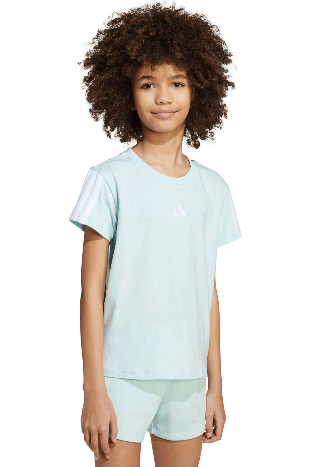 adidas camiseta manga corta niña ESSENTIALS vista frontal