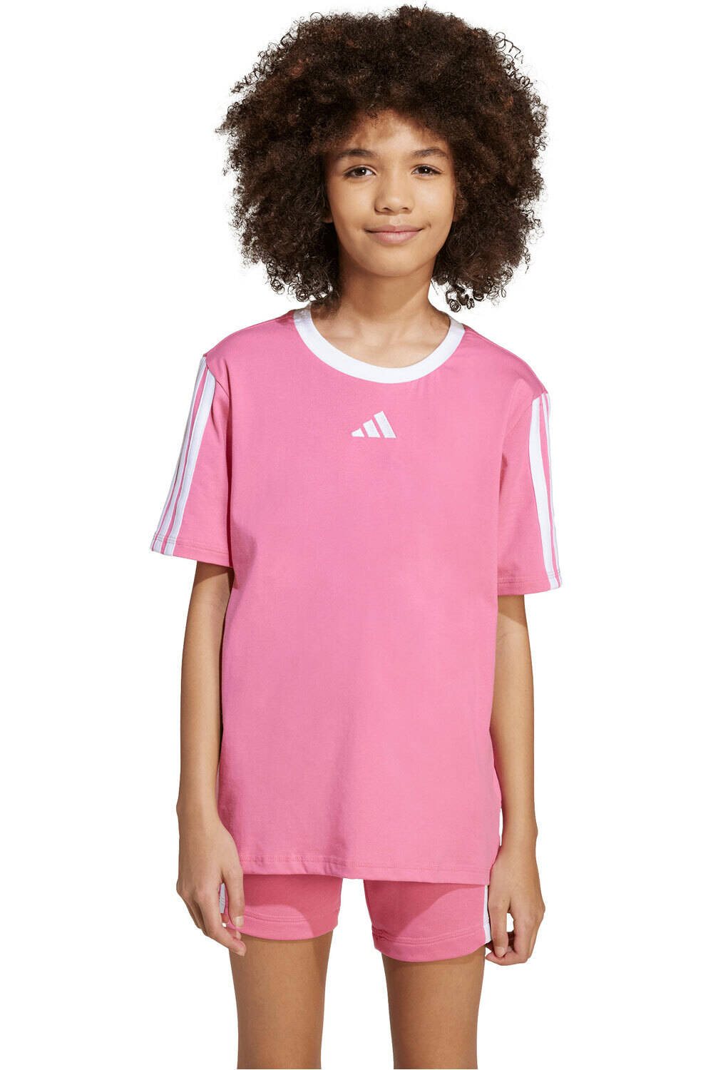 adidas camiseta manga corta niña ESSENTIALS vista frontal