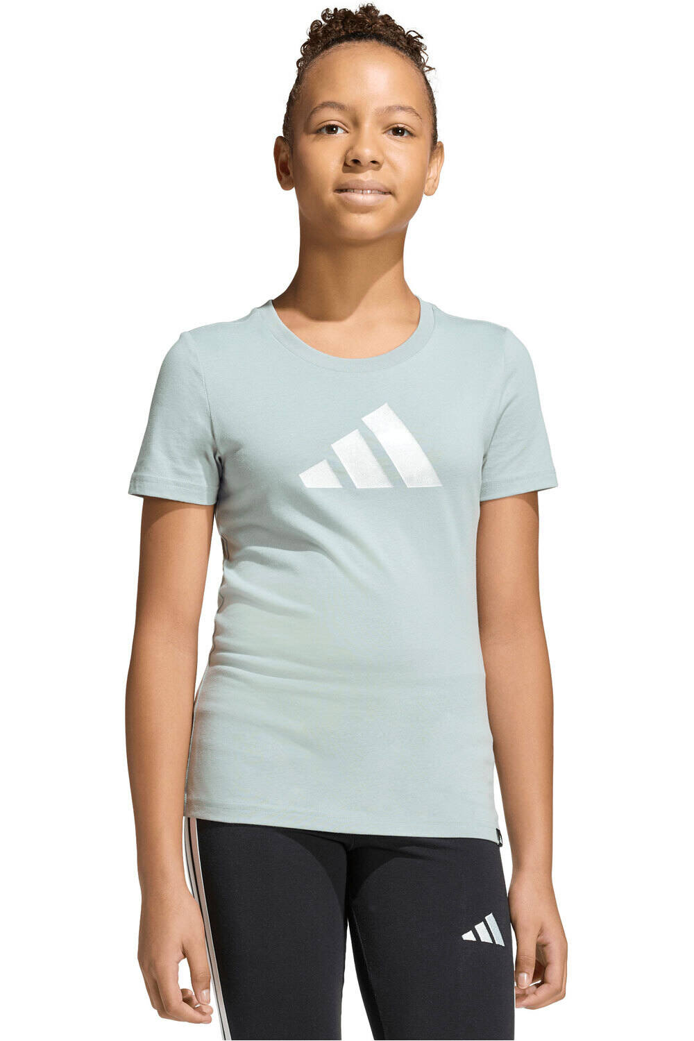 adidas camiseta manga corta niña ESTAMPADA EVERYDAY GLAM vista frontal