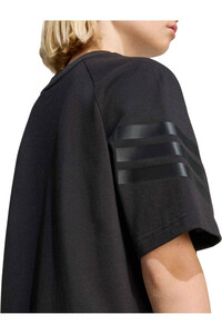 adidas camiseta manga corta niña FUTURE ICONS 3 STRIPES 03