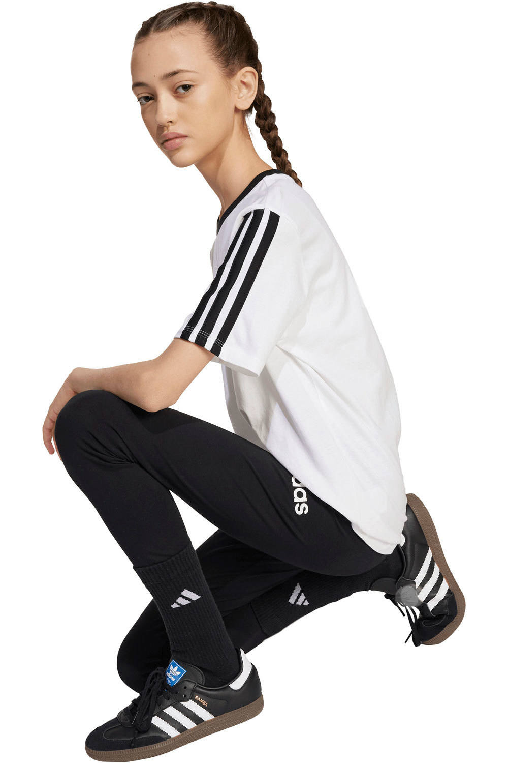 adidas camiseta manga corta niña JG 3S BF TEE 03