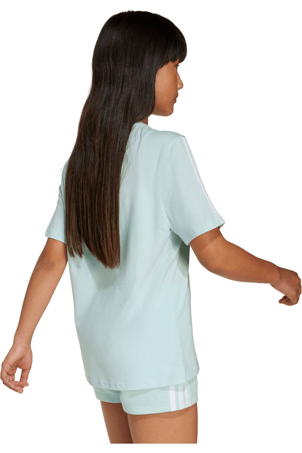adidas camiseta manga corta niña JG 3S BF TEE vista trasera
