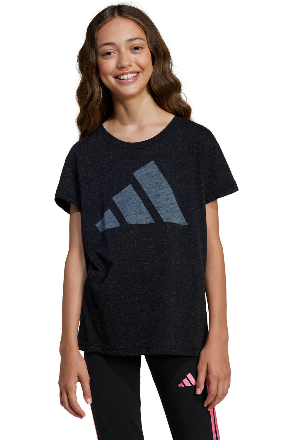 adidas camiseta manga corta niña JG BL WIN TEE vista frontal