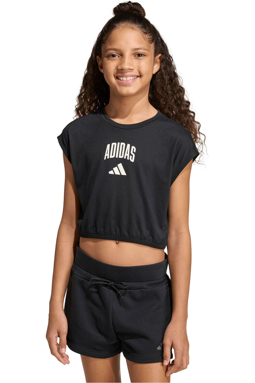 adidas camiseta manga corta niña JG CLGT TEE vista frontal