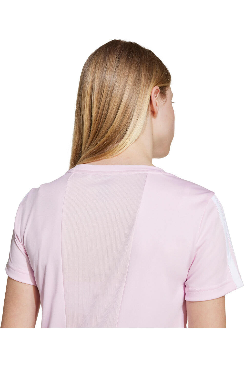 adidas camiseta manga corta niña TRAIN ESSENTIALS 3-STRIPES 03