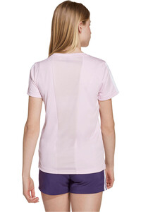 adidas camiseta manga corta niña TRAIN ESSENTIALS 3-STRIPES vista trasera