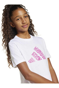 adidas camiseta manga corta niña X_JG ANIMAL LOGO vista detalle