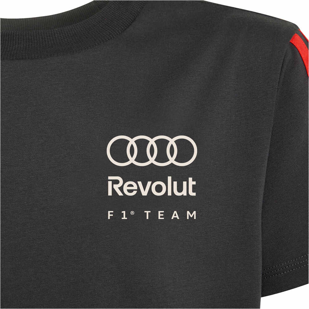 adidas camiseta manga corta niño AUDI FORMULA ONE TEAM DNA vista detalle