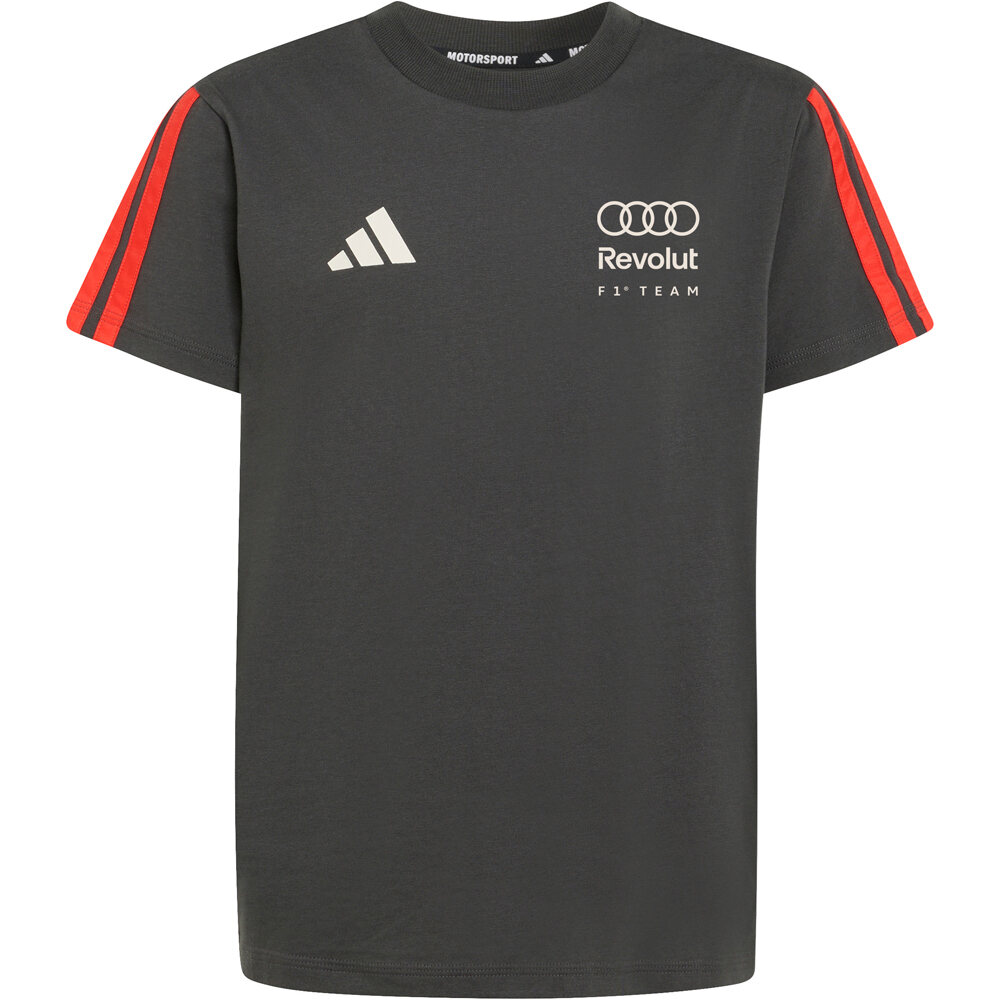adidas camiseta manga corta niño AUDI FORMULA ONE TEAM DNA vista frontal