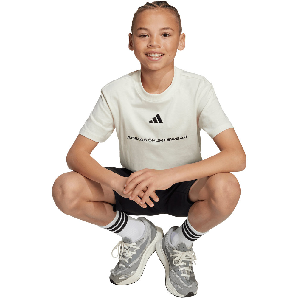 adidas camiseta manga corta niño B SJ T 03