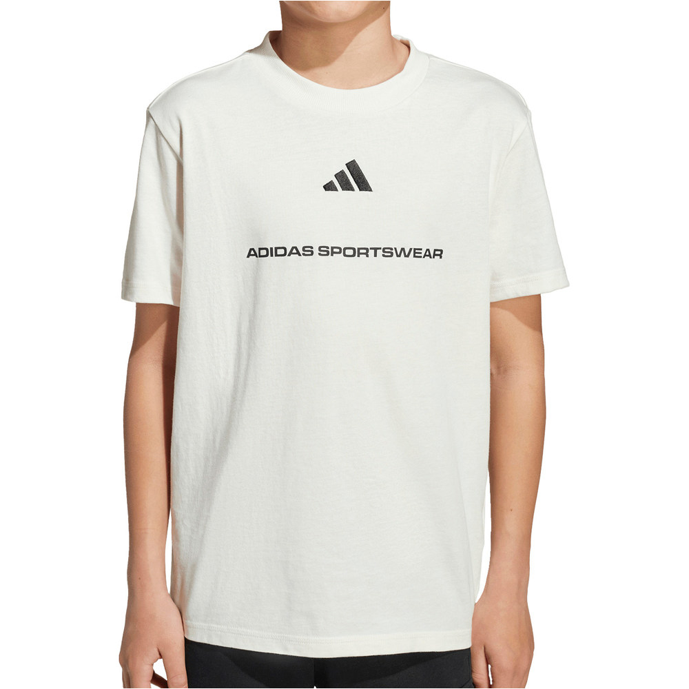 adidas camiseta manga corta niño B SJ T vista frontal