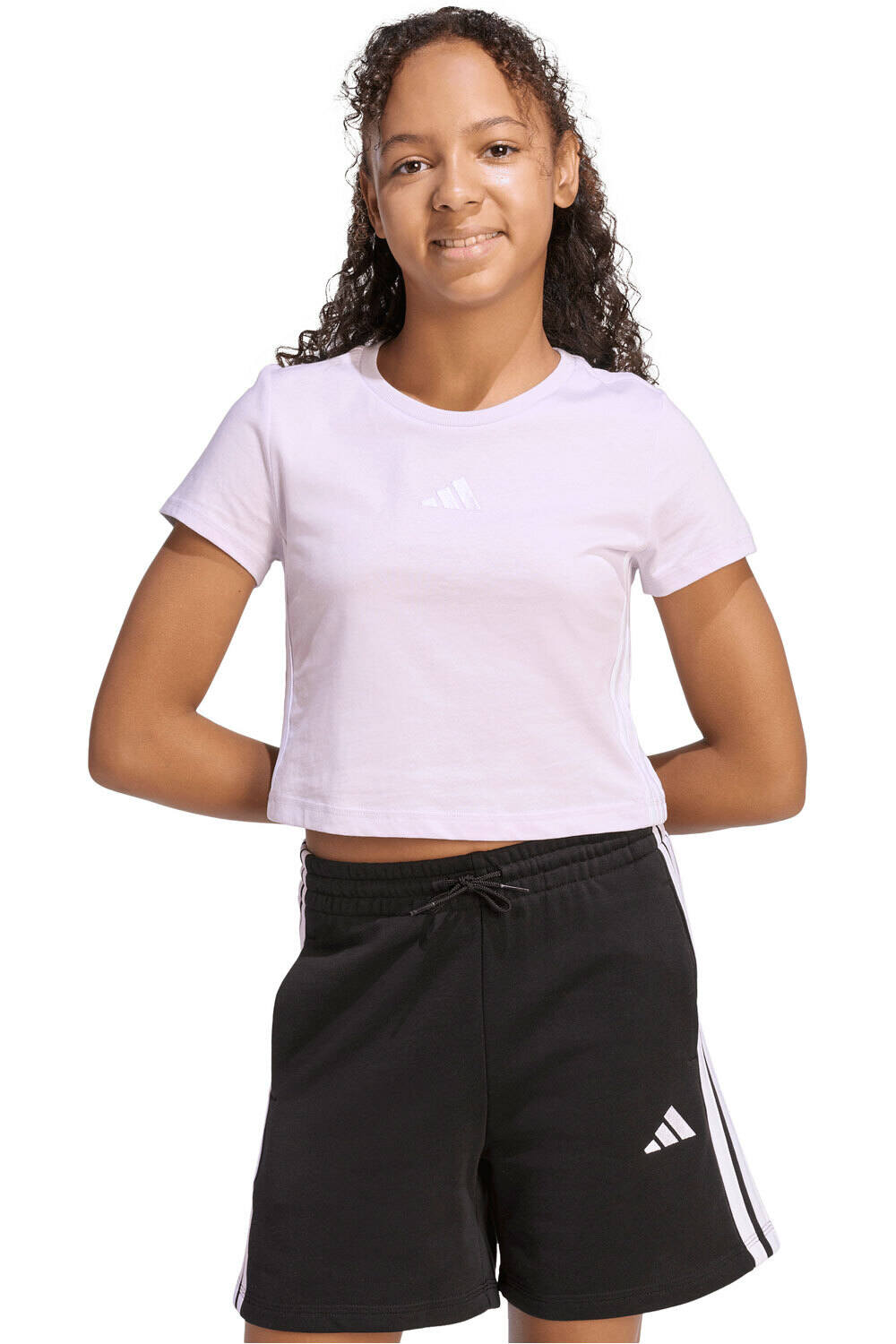 adidas camiseta manga corta niño ESSENTIALS vista frontal