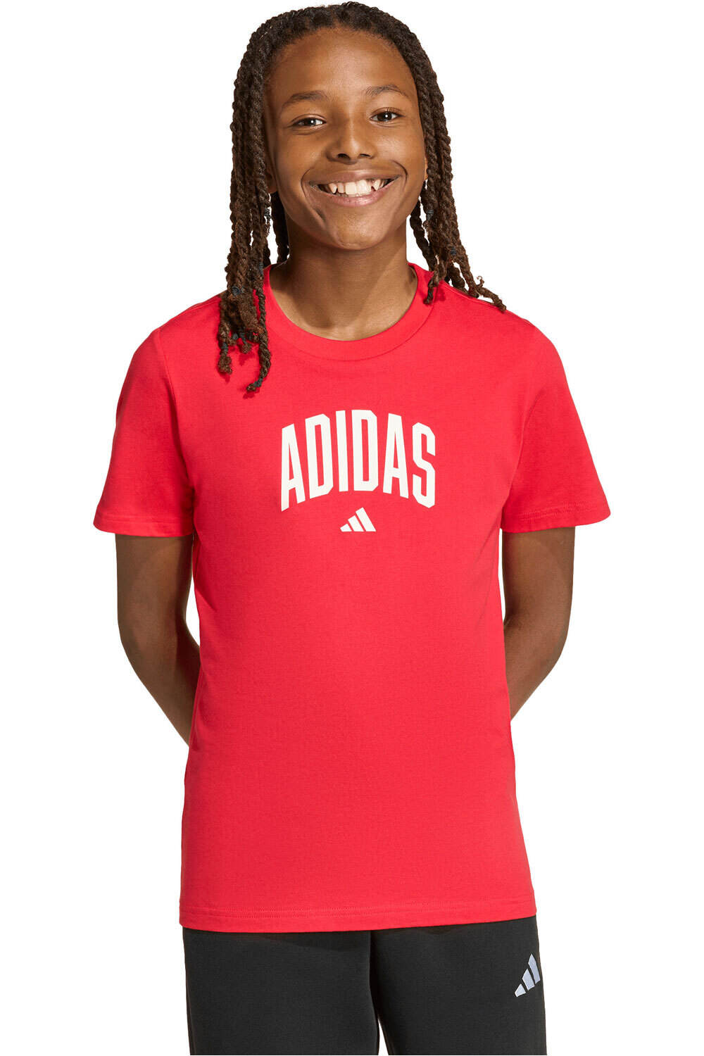 adidas camiseta manga corta niño ESTAMPADO INSPIRACIN UNIVERSITARIA vista frontal