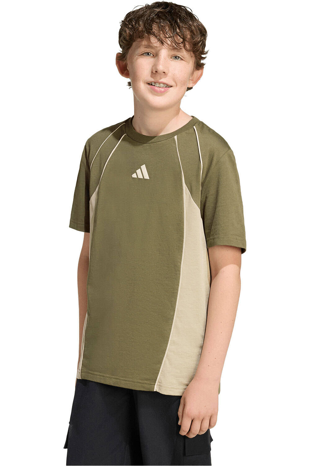 adidas camiseta manga corta niño J CB T vista frontal