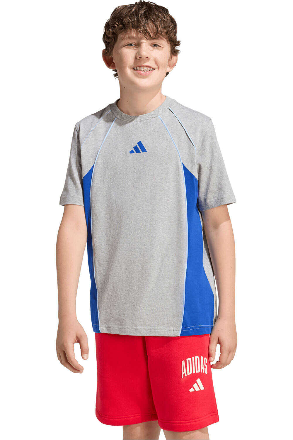 adidas camiseta manga corta niño J CB T vista frontal