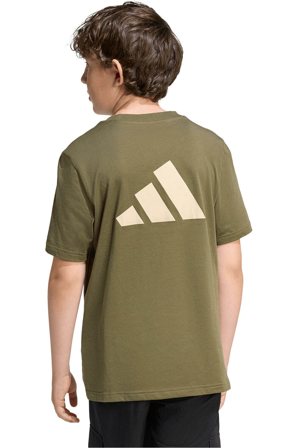 adidas camiseta manga corta niño J CB T vista trasera