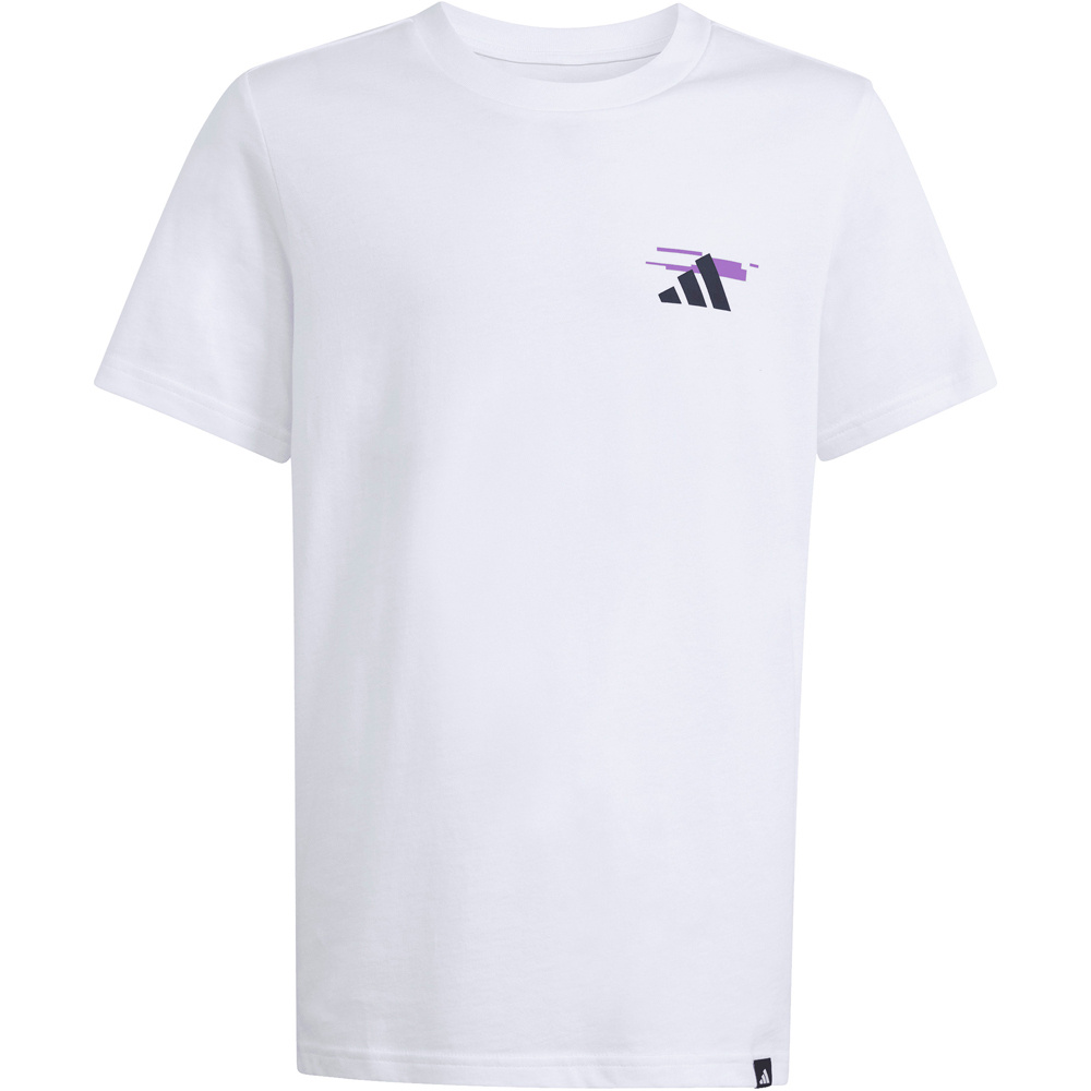 adidas camiseta manga corta niño J GAME T 2 vista detalle