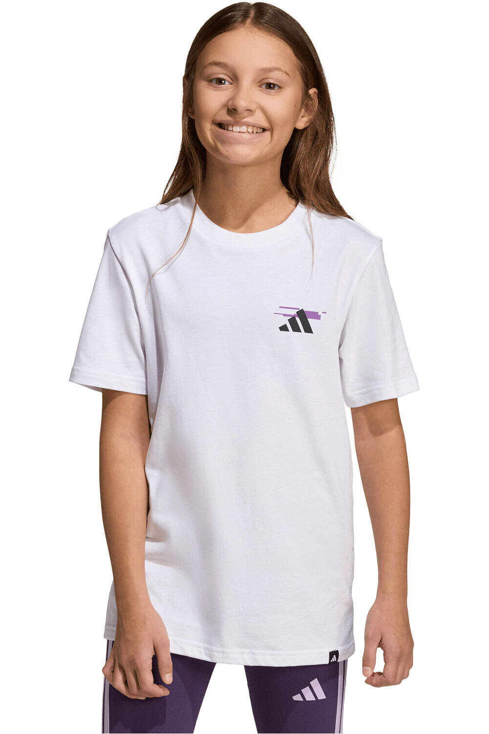 adidas camiseta manga corta niño J GAME T 2 vista frontal