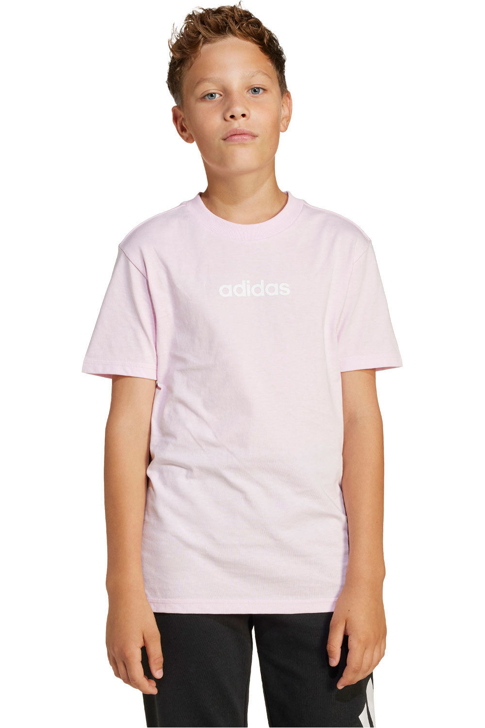 adidas camiseta manga corta niño J LIN TEE 160 vista frontal