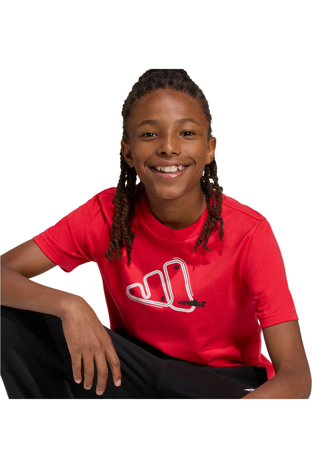 adidas camiseta manga corta niño J MOTO 1 vista detalle