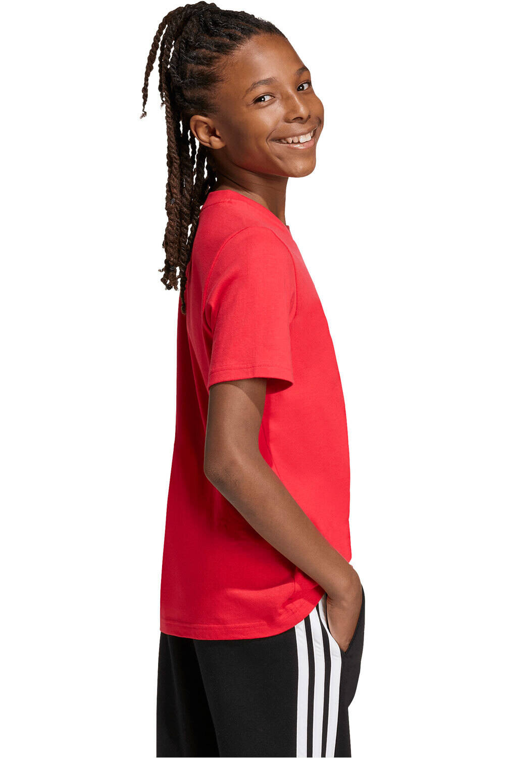 adidas camiseta manga corta niño J MOTO 1 vista trasera