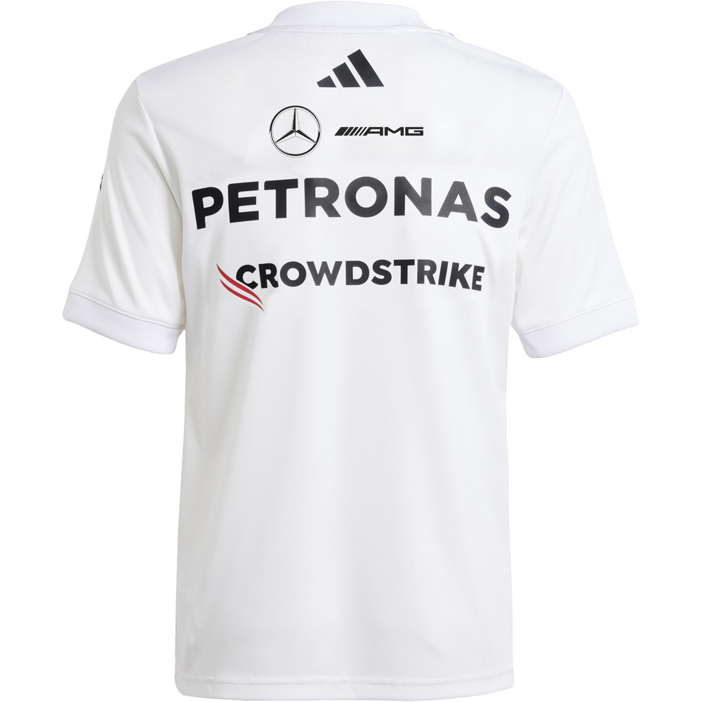 adidas camiseta manga corta niño MERCEDES AMG PETRONAS DRIVER vista trasera