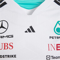 adidas camiseta manga corta niño MERCEDES-AMG PETRONAS F1 DNA vista detalle