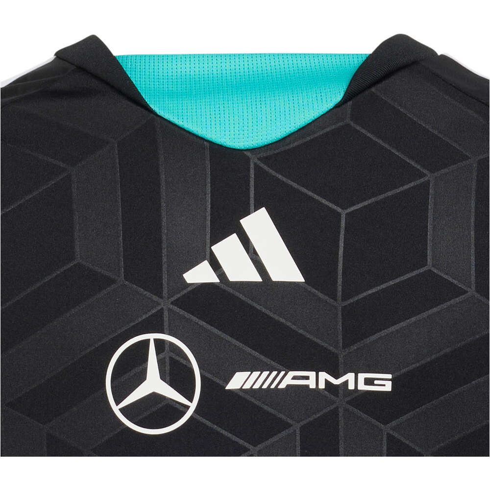 adidas camiseta manga corta niño MERCEDES-AMG PETRONAS F1 DNA vista detalle