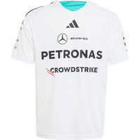 adidas camiseta manga corta niño MERCEDES-AMG PETRONAS F1 DNA vista trasera