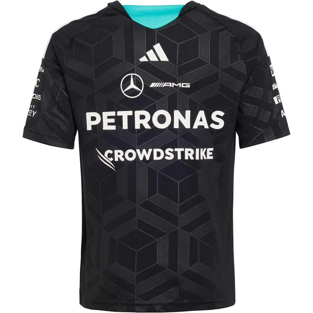 adidas camiseta manga corta niño MERCEDES-AMG PETRONAS F1 DNA vista trasera