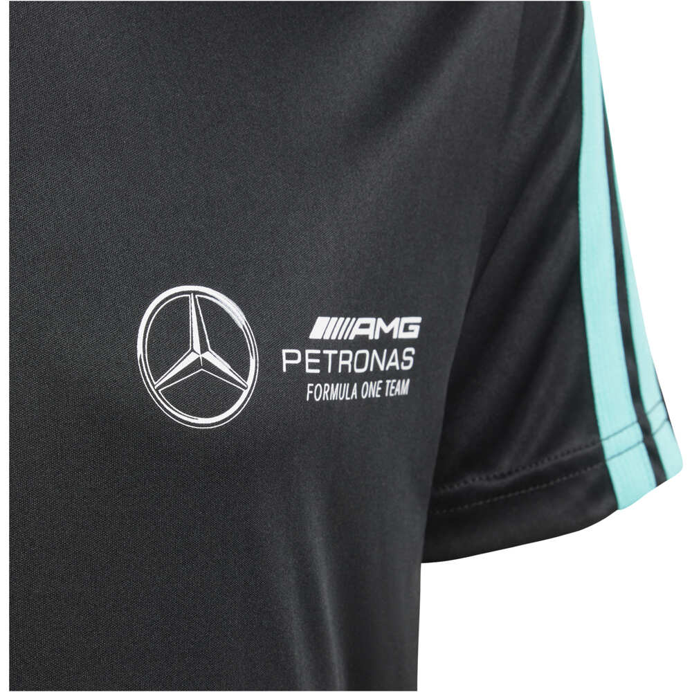 adidas camiseta manga corta niño MERCEDES AMG PETRONAS F1 TEAM DNA vista detalle