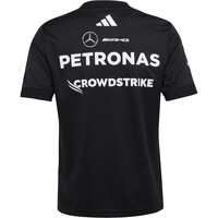 adidas camiseta manga corta niño MERCEDES AMG PETRONAS F1 TEAM DRIVER vista trasera