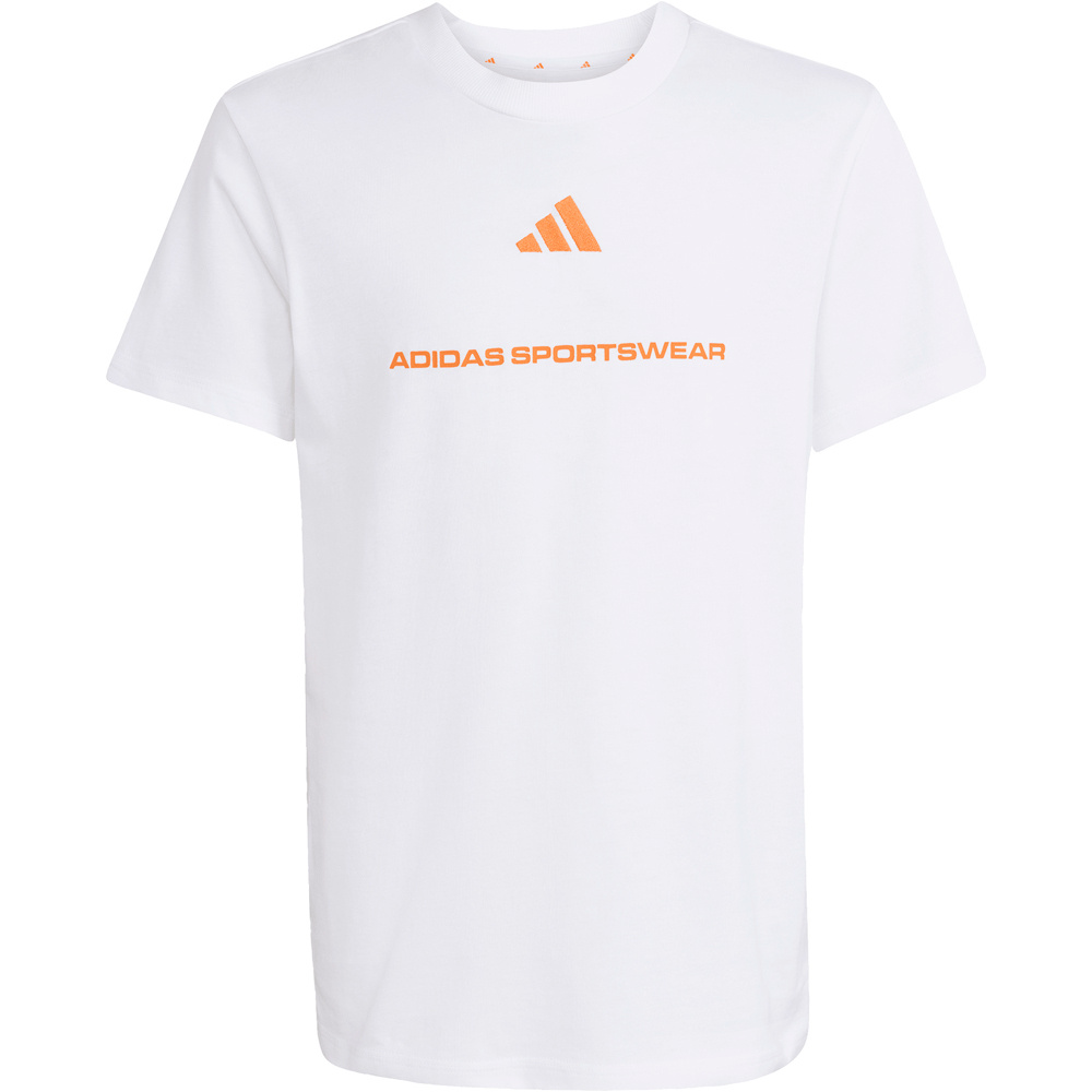 adidas camiseta manga corta niño SLOGAN SINGLE J 04