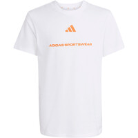 adidas camiseta manga corta niño SLOGAN SINGLE J 04