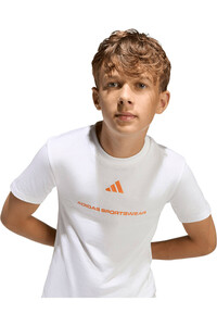 adidas camiseta manga corta niño SLOGAN SINGLE J vista detalle