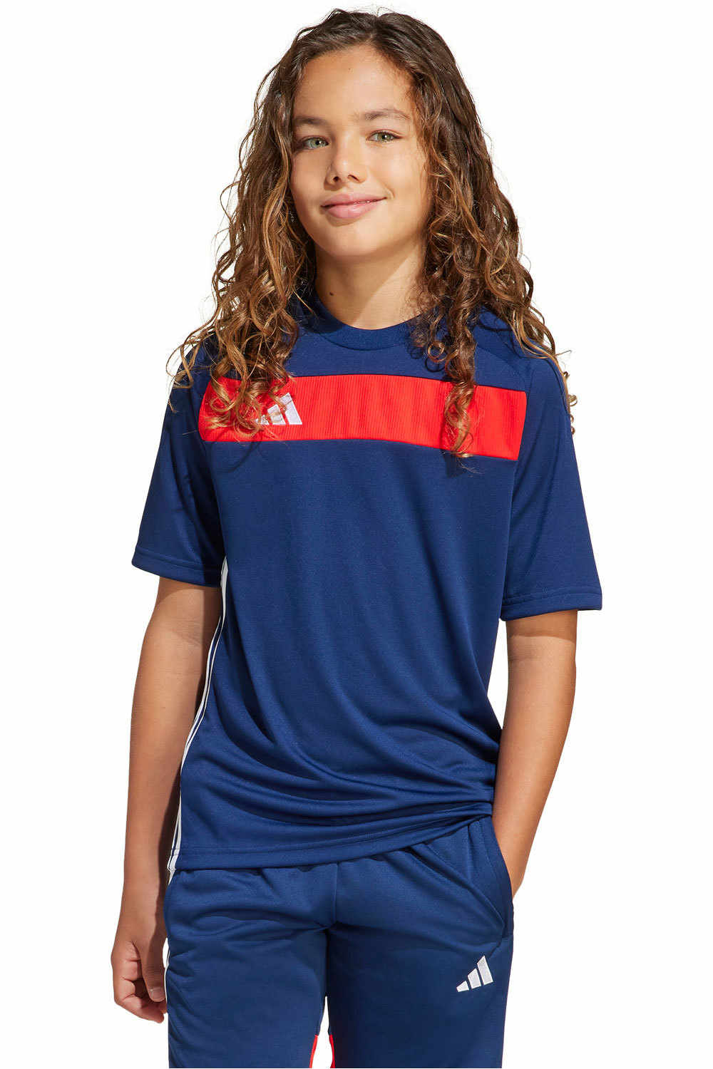adidas camiseta manga corta niño TIRO ES JSY Y vista frontal